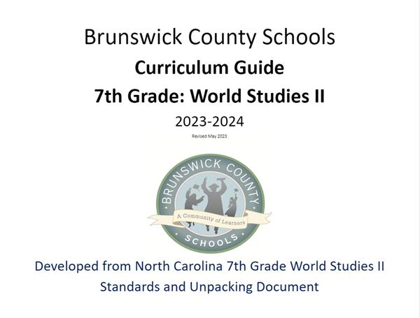 7th Grade: World Studies II Curriculum Guide